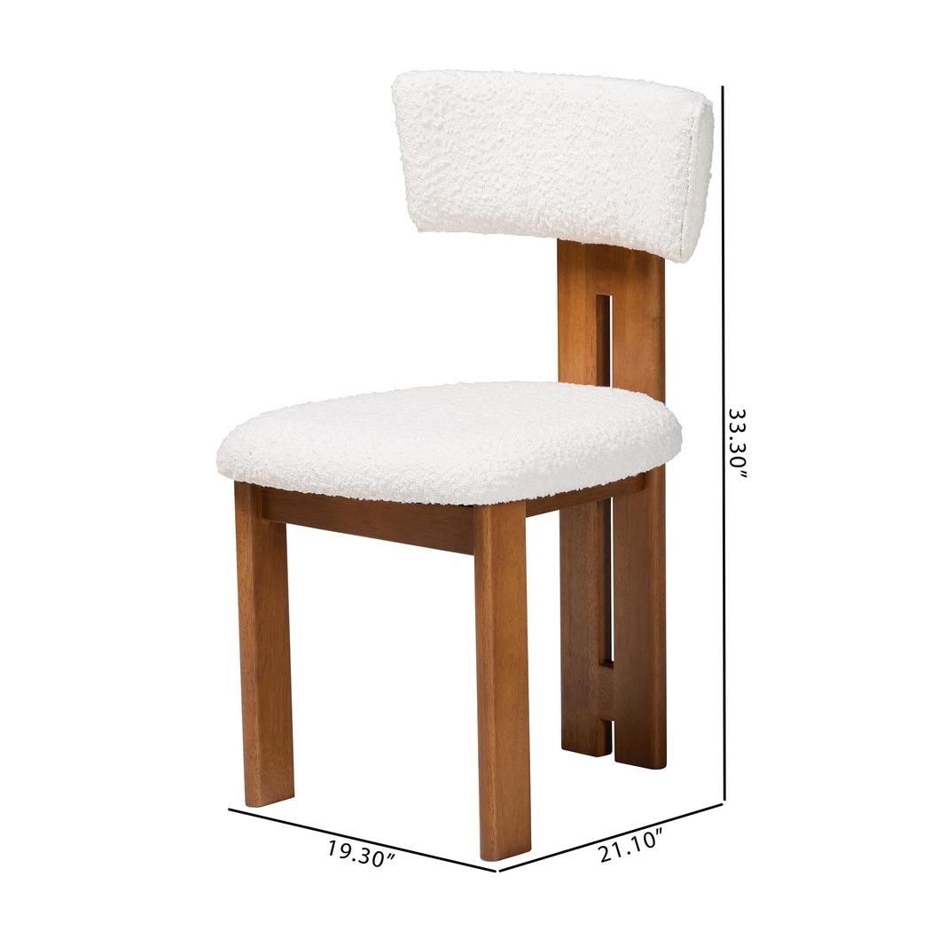 Bonarosa Cream Dining Chair, Set of 2 - Thumbnail - Image 9