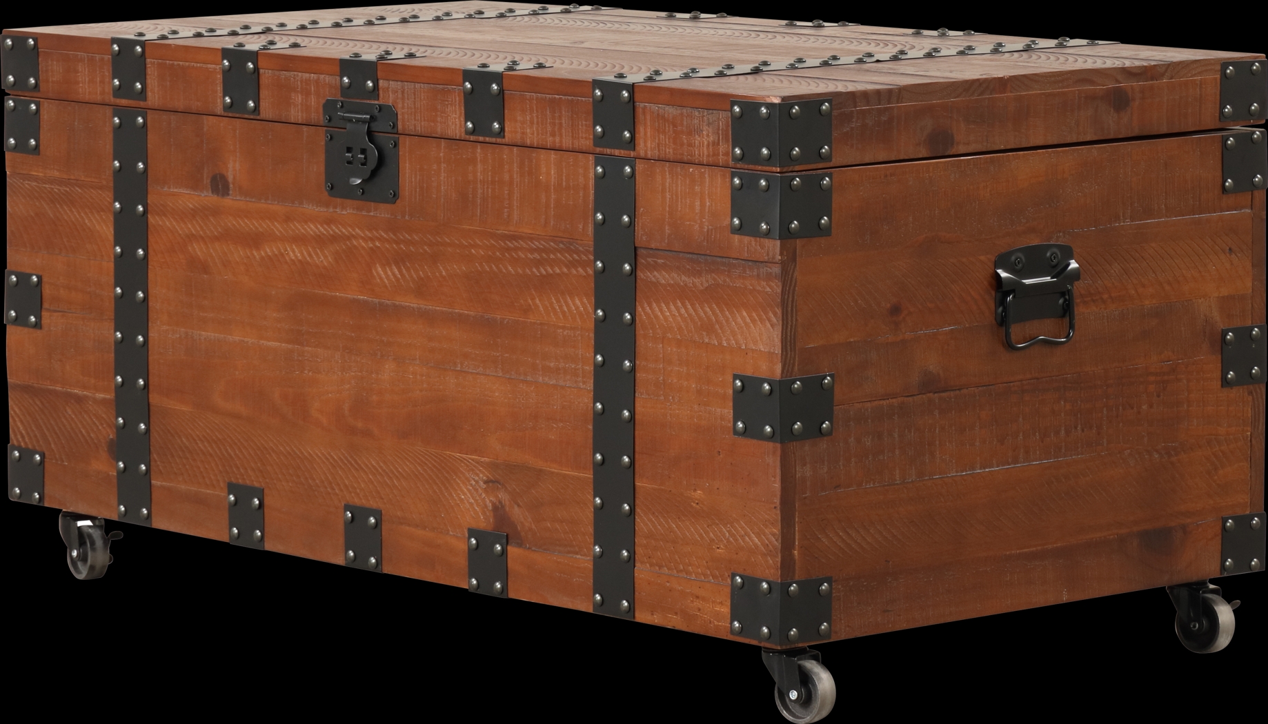 Bonavesta Brown Storage Trunk - Thumbnail - Image 1