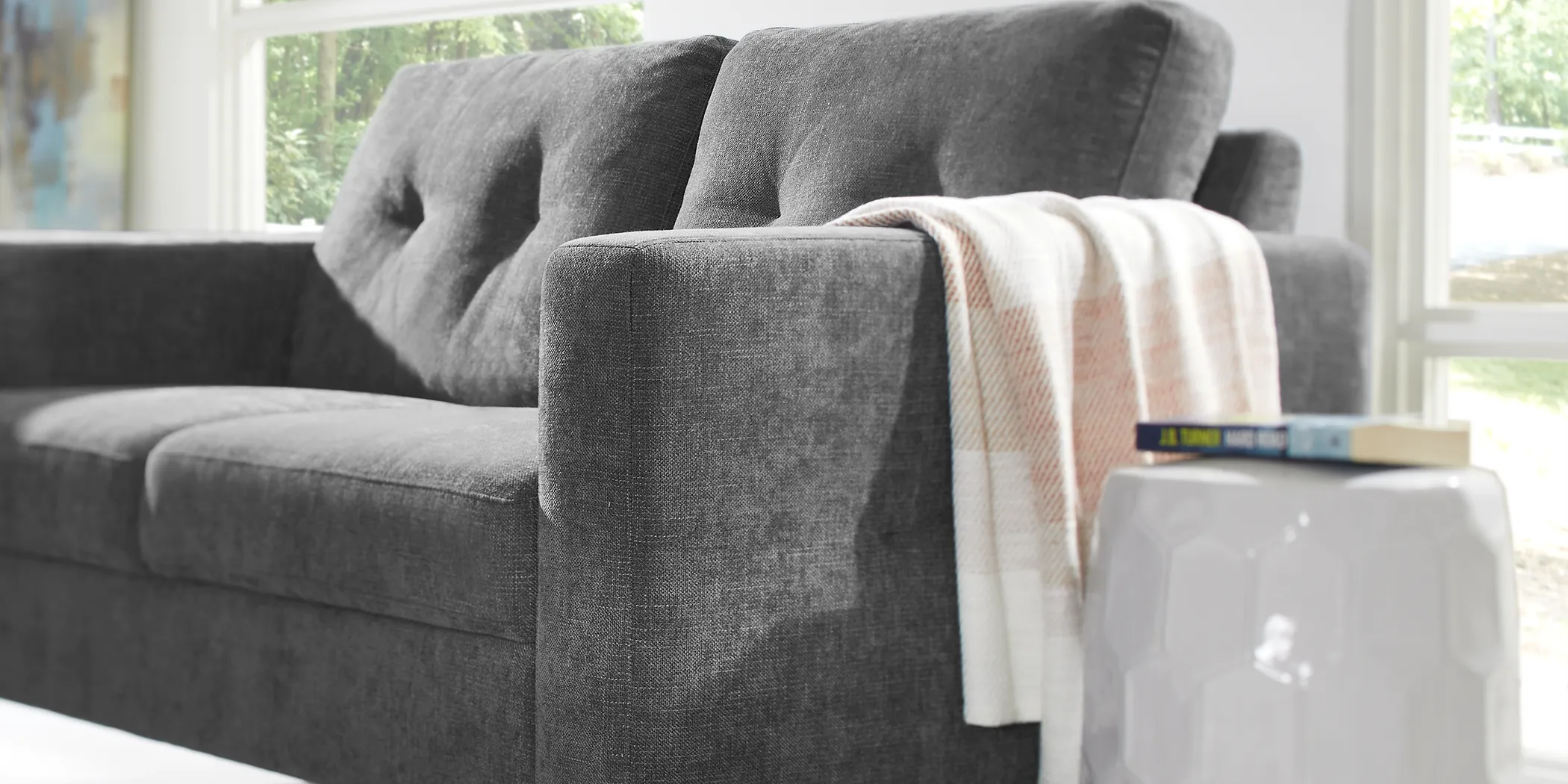 Bonavista Gray 7 Pc Living Room - Thumbnail - Image 2