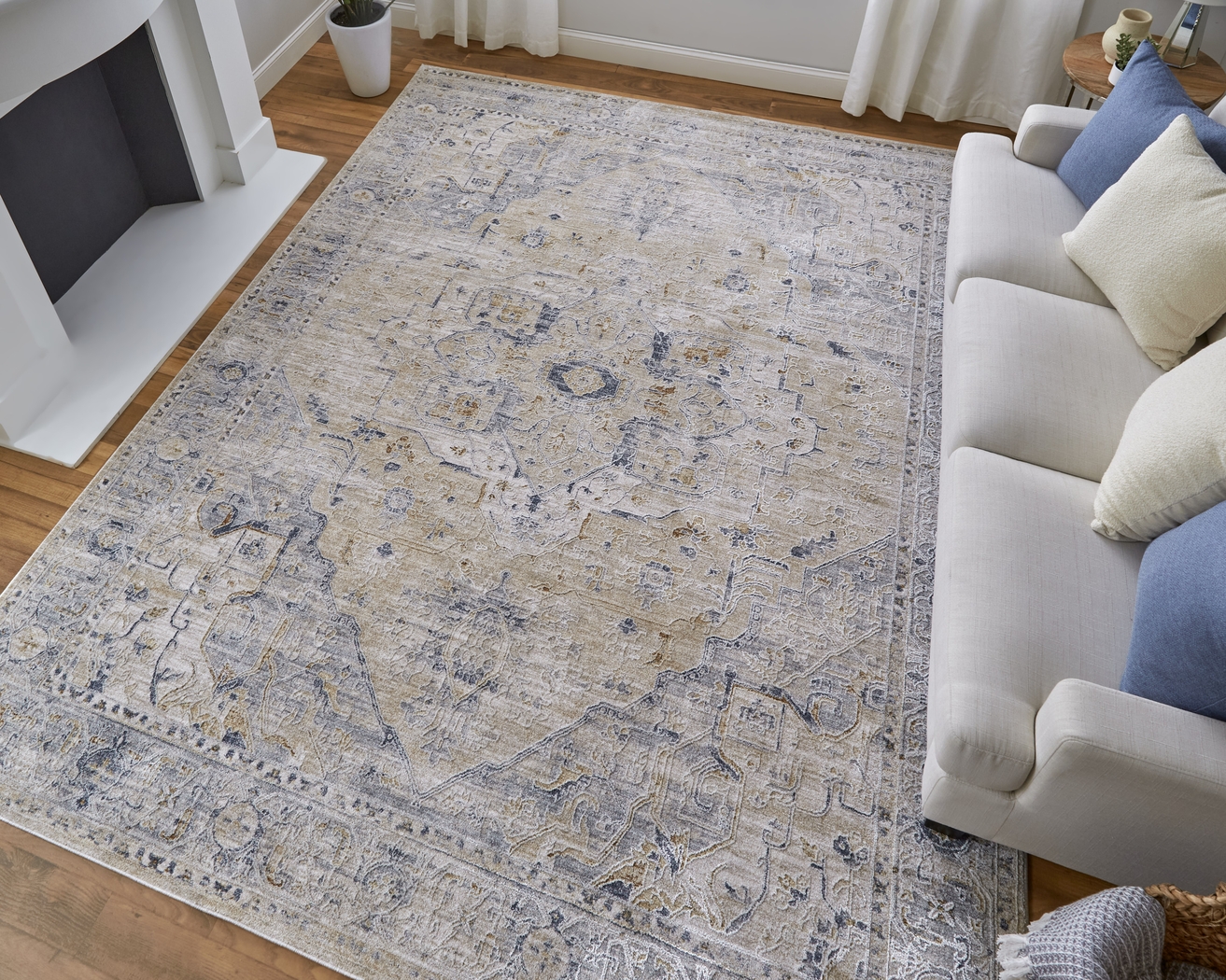Bondera Cream 6'7 x 9'6 Rug - Thumbnail - Image 3