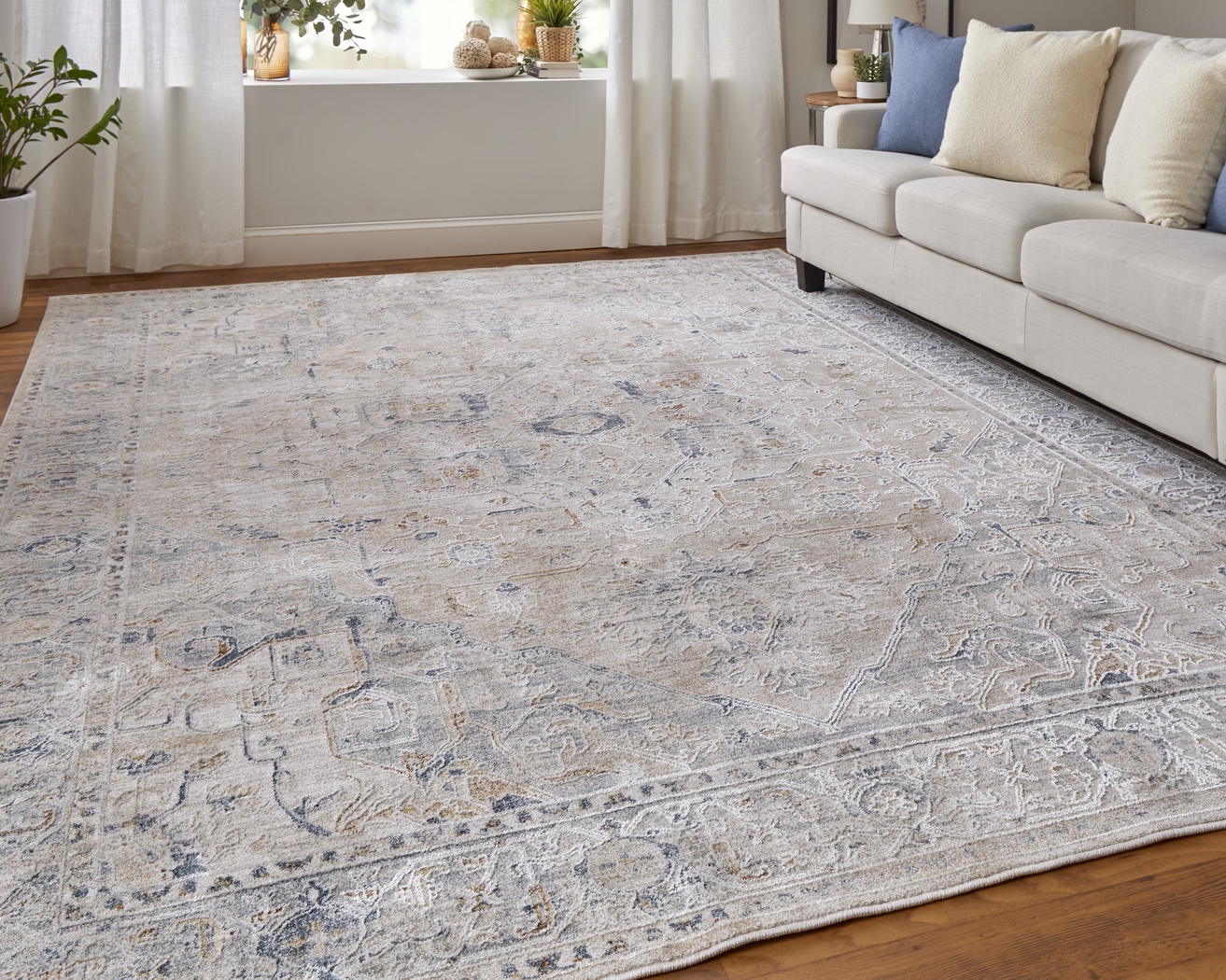 Bondera Cream 7'10 x 10'3 Rug - Thumbnail - Image 2