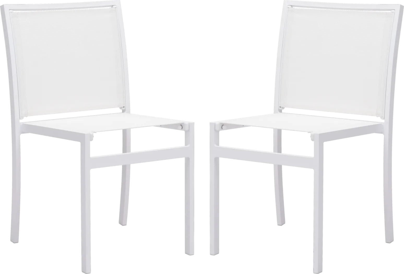 Bondi Lagoon White Outdoor Dining Chair - Thumbnail - Image 1