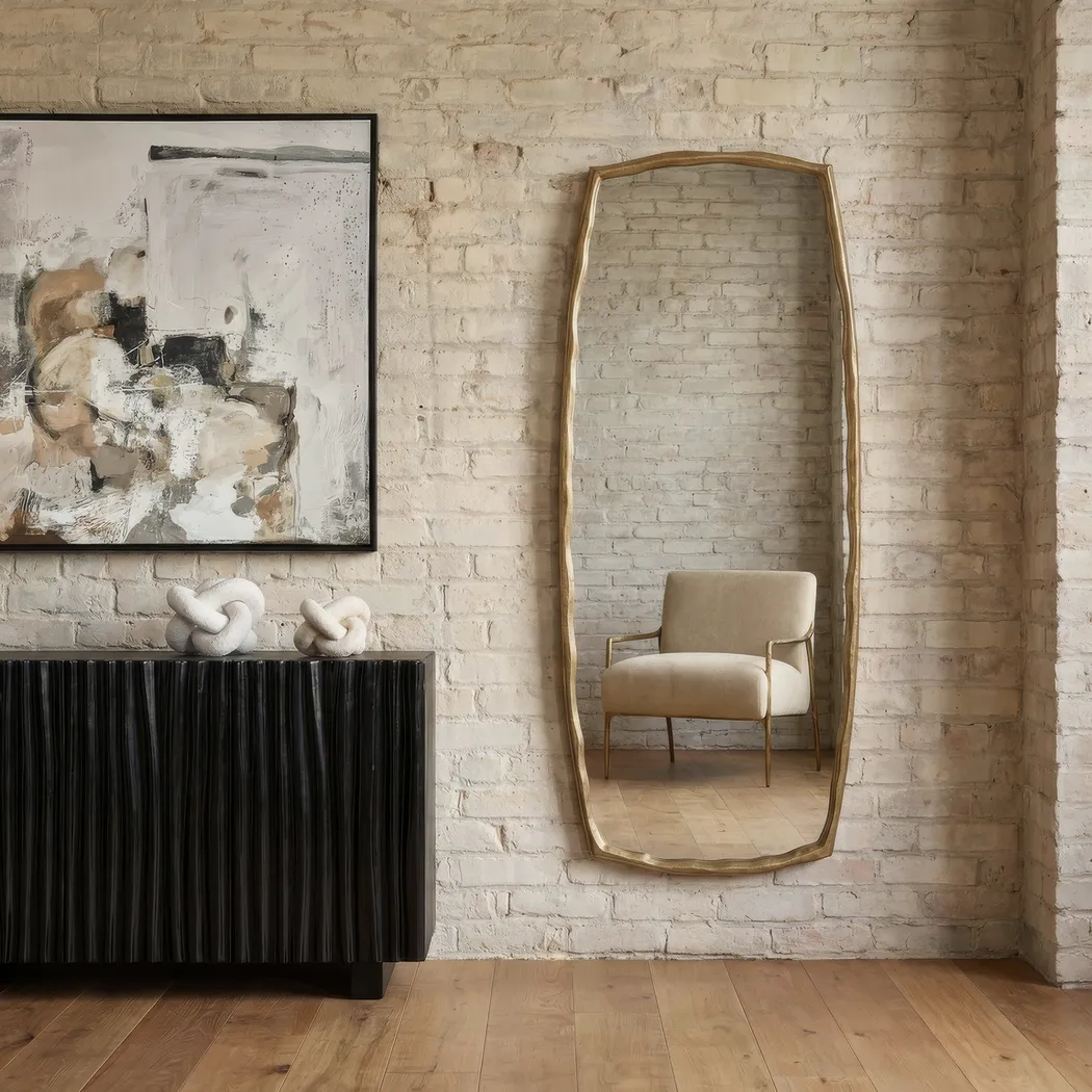 Boneear Brass Mirror - Thumbnail - Image 2