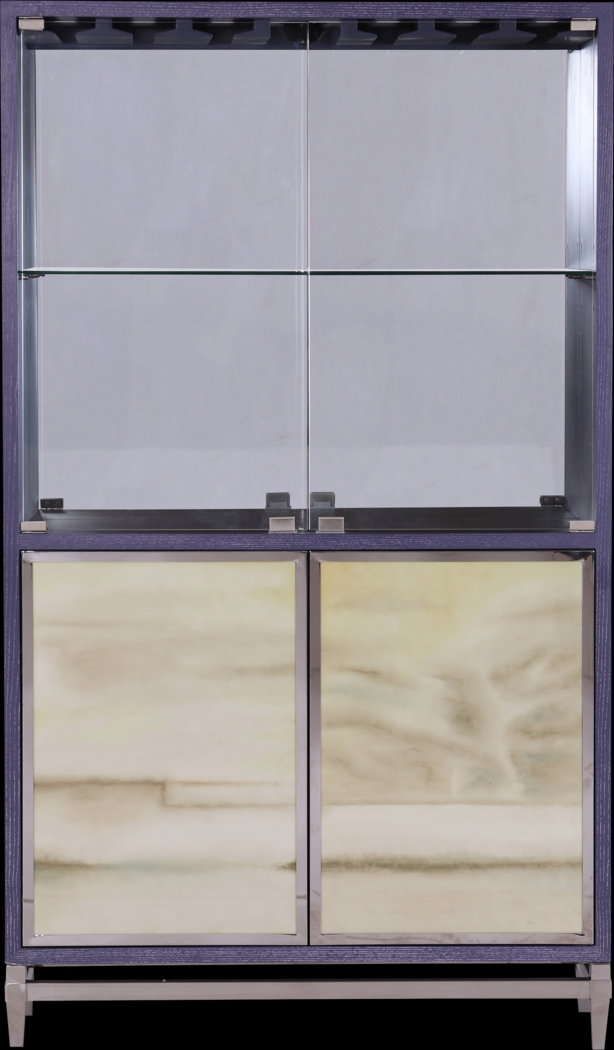 Bonham Blue Bar Cabinet - Thumbnail - Image 3