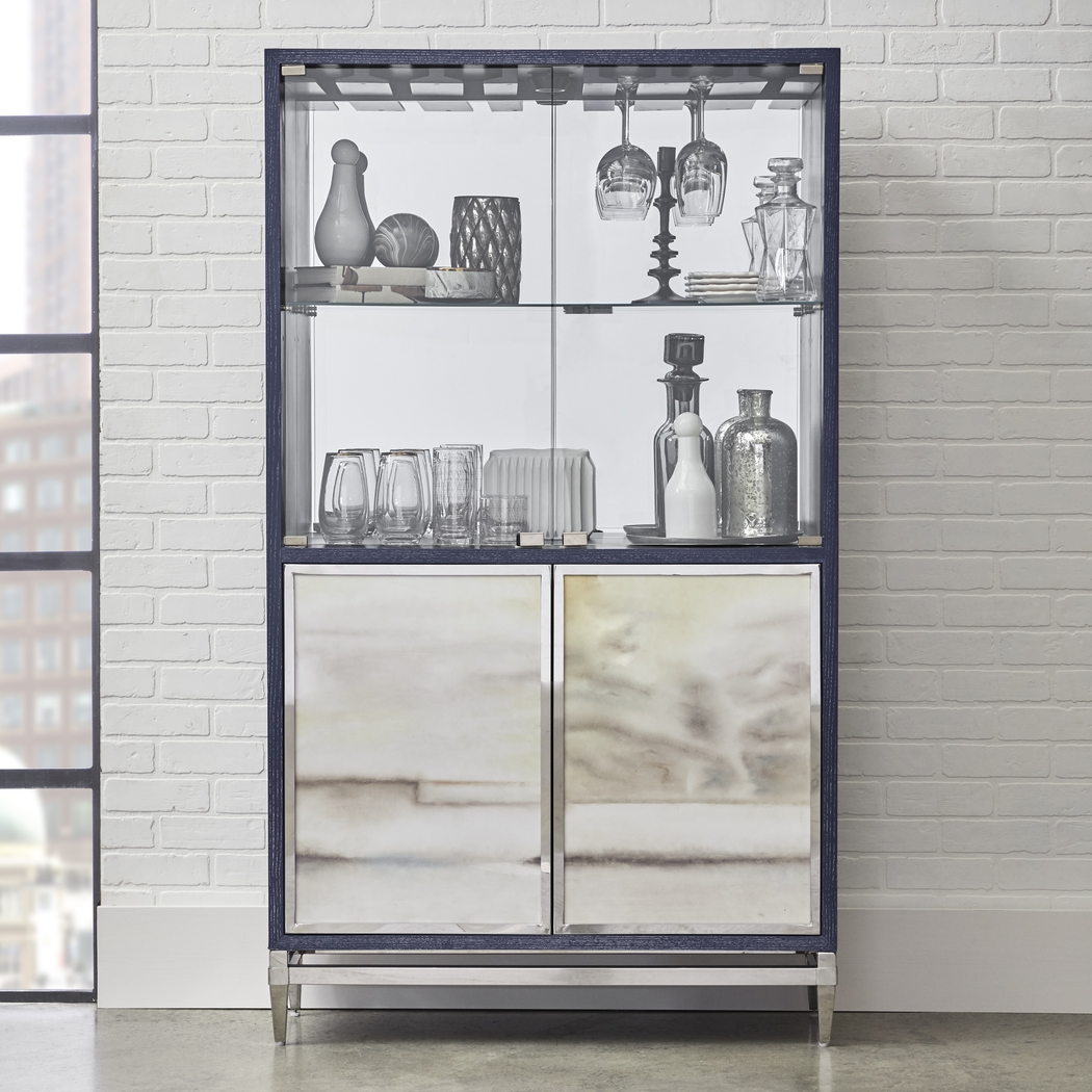 Bonham Blue Bar Cabinet - Thumbnail - Image 11