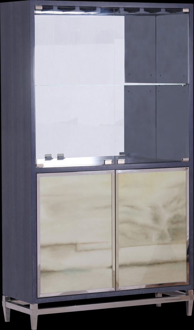 Bonham Blue Bar Cabinet - Thumbnail - Image 1