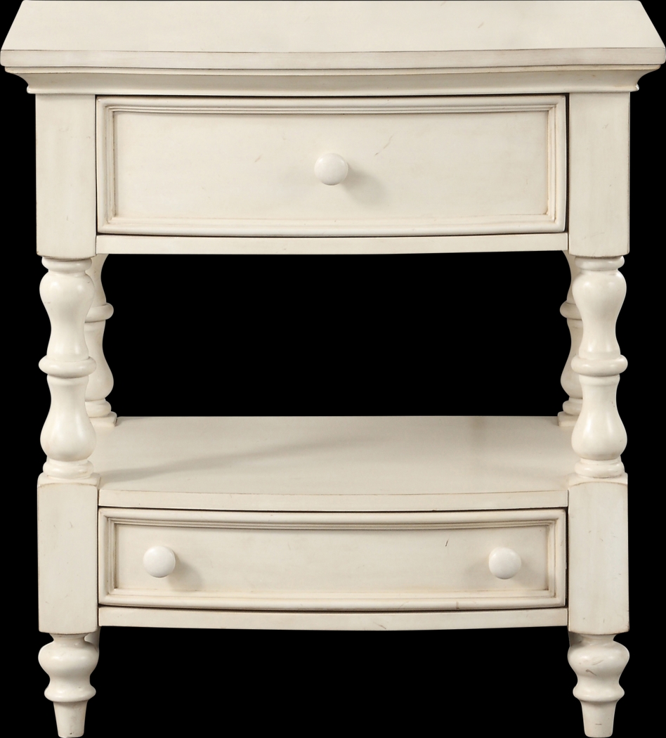 Bonisee White End Table - Thumbnail - Image 2
