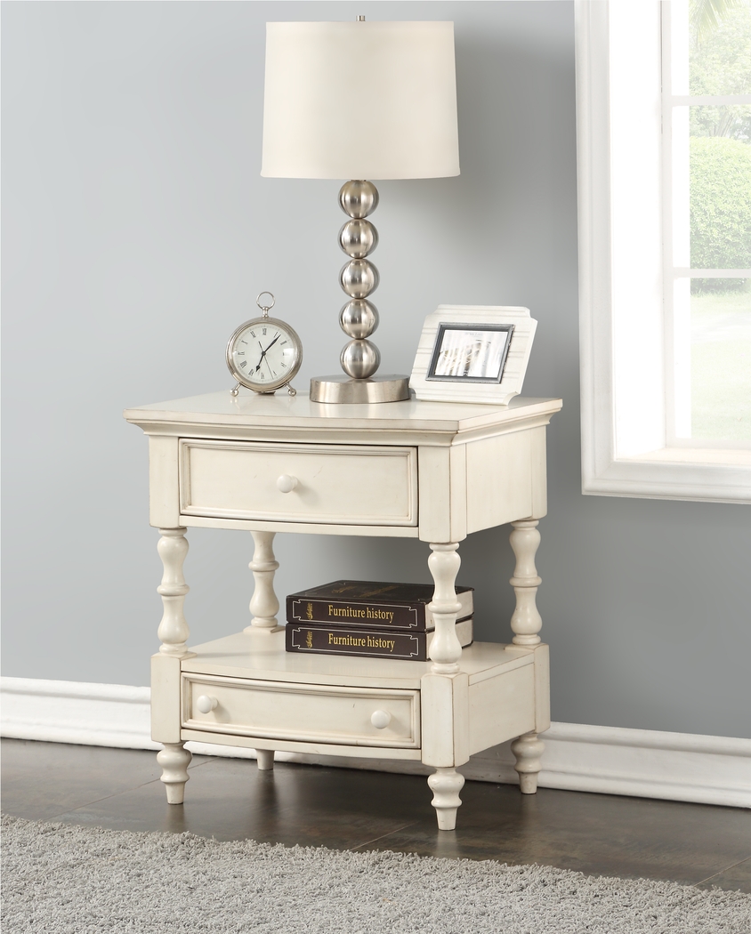 Bonisee White End Table - Thumbnail - Image 6