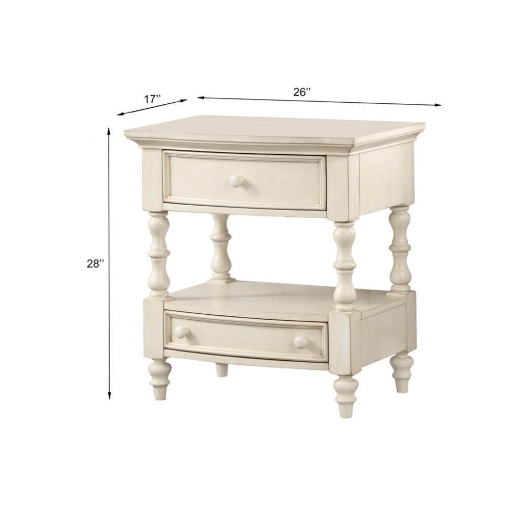 Bonisee White End Table - Thumbnail - Image 8