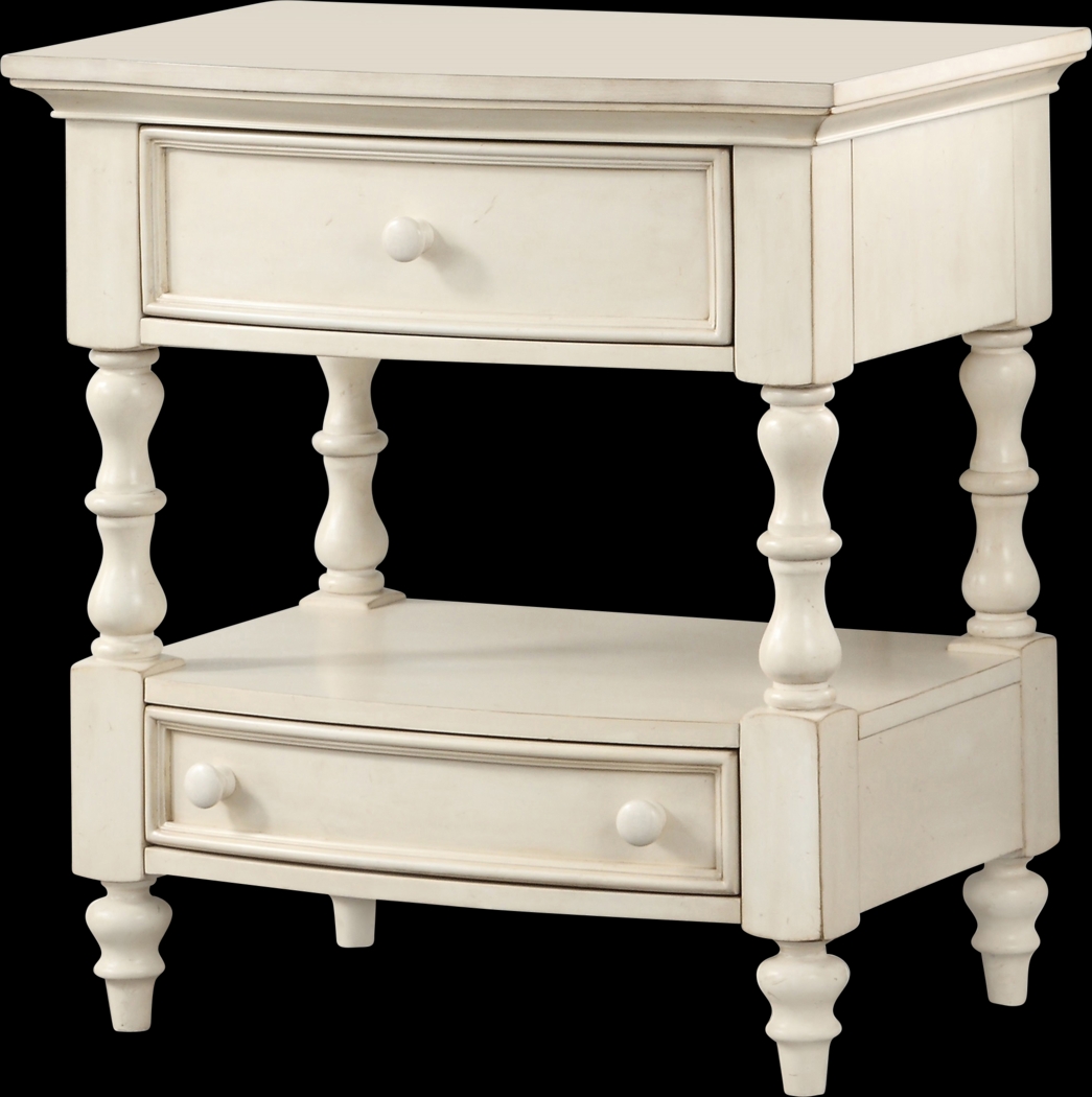 Bonisee White End Table - Thumbnail - Image 1