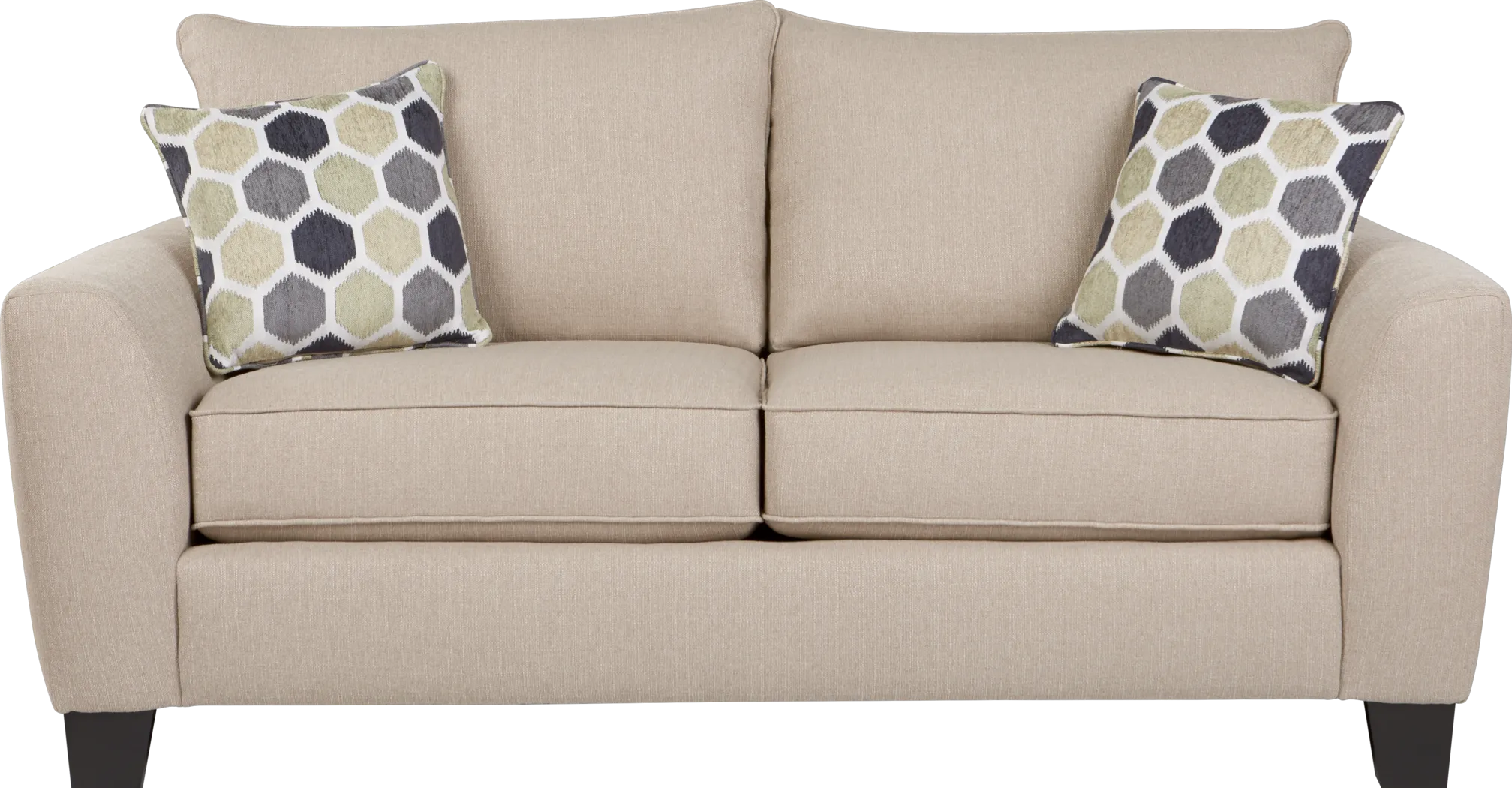 Bonita Springs Beige Sleeper Loveseat - Thumbnail - Image 1