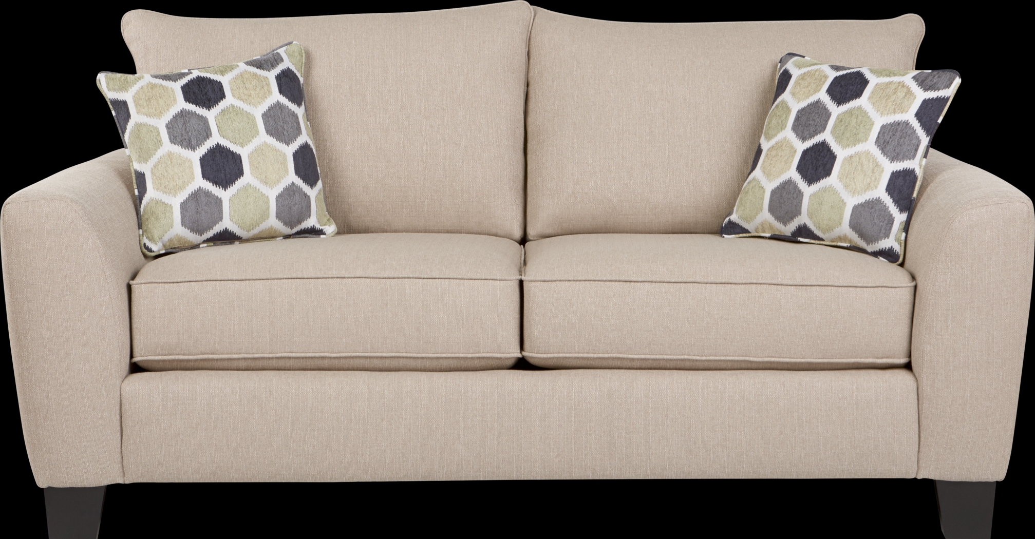 Bonita Springs Beige Gel Foam Sleeper Loveseat - Thumbnail - Image 1