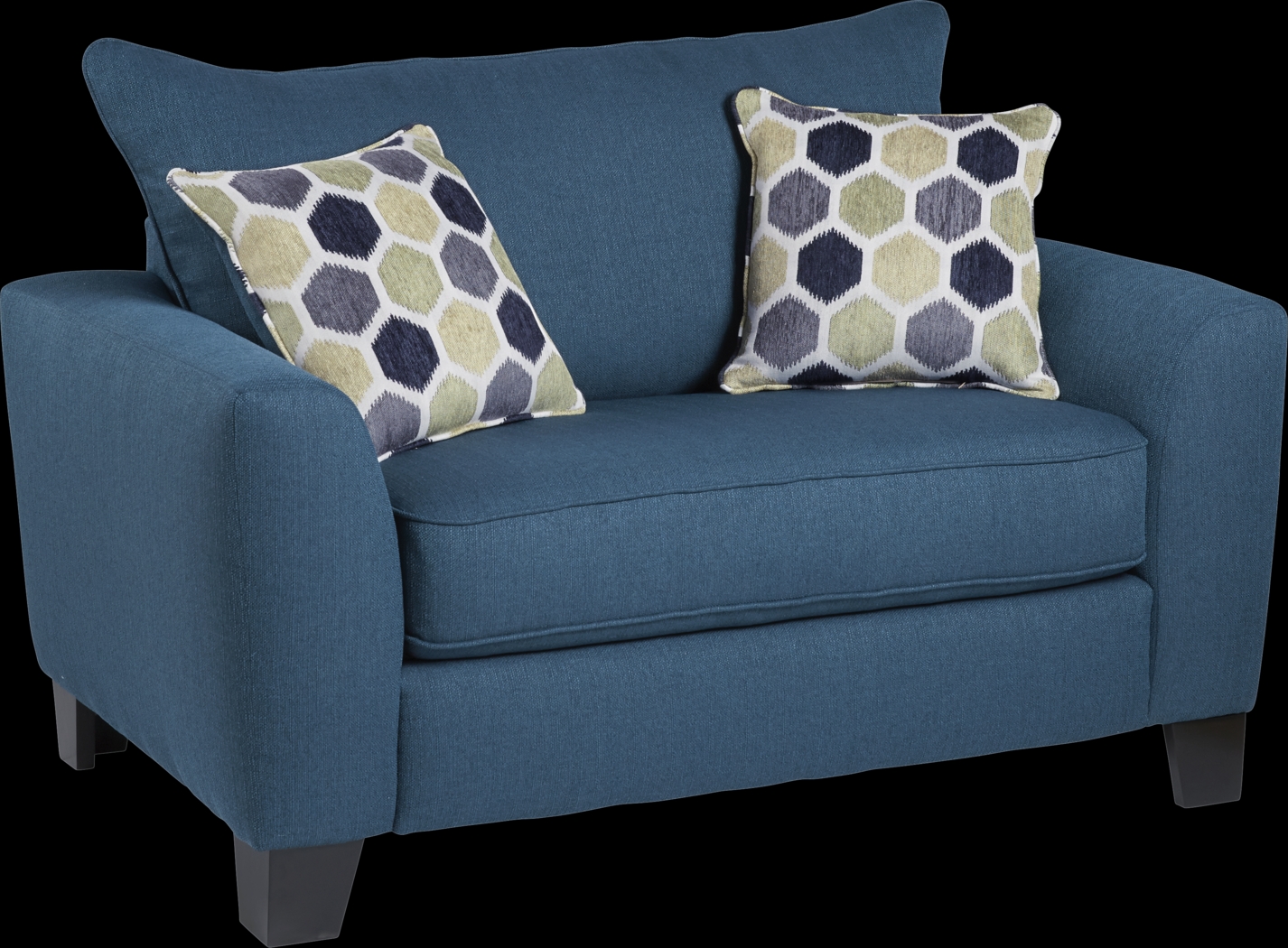 Bonita Springs Blue Sleeper Chair - Thumbnail - Image 1