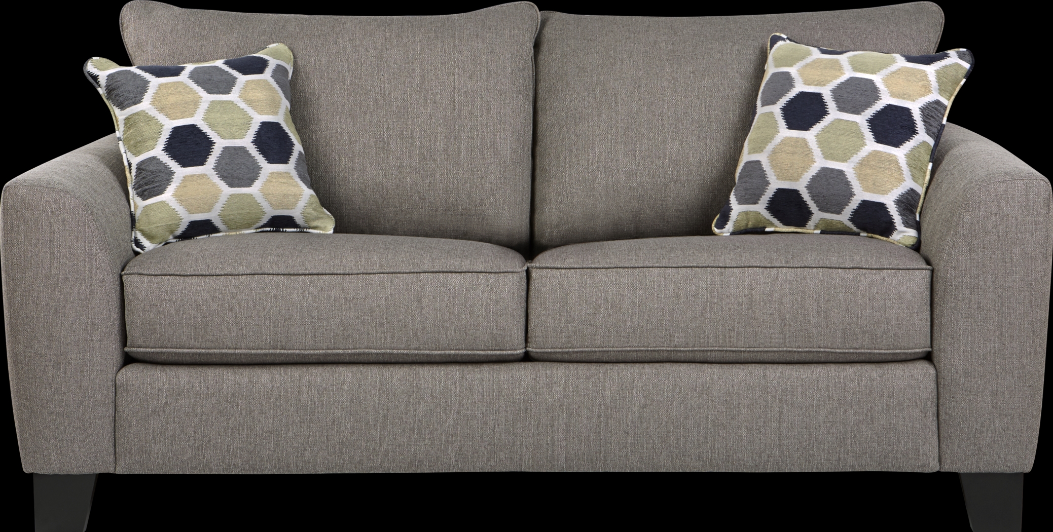 Bonita Springs Gray Loveseat - Thumbnail - Image 1