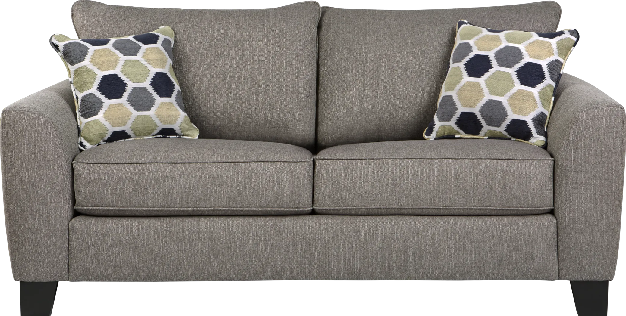 Bonita Springs Gray Gel Foam Sleeper Loveseat - Thumbnail - Image 1