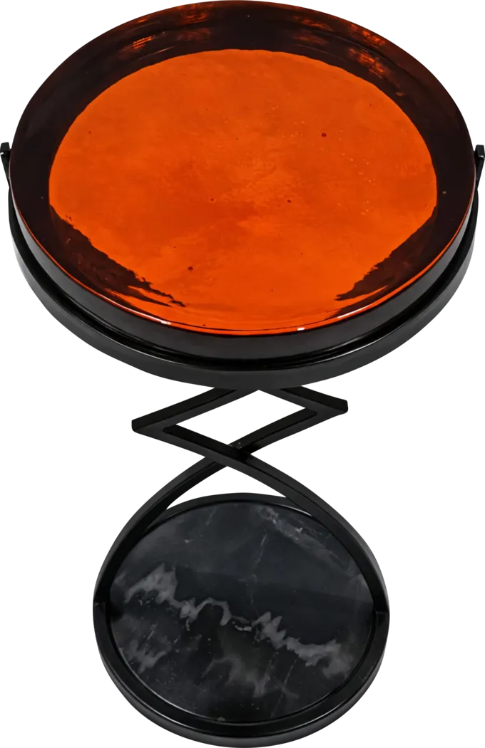 Boniwo Black/Orange Accnet Table - Thumbnail - Image 4