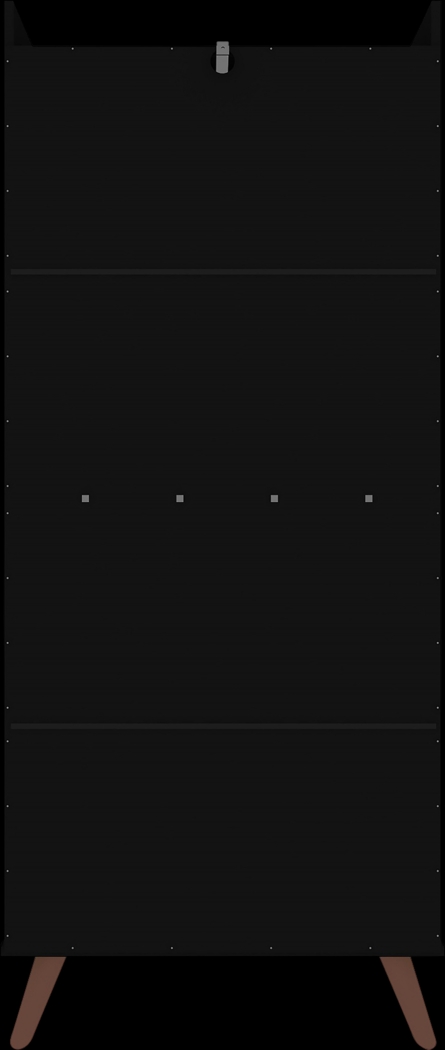 Bonnedelle Black Bookcase - Thumbnail - Image 8