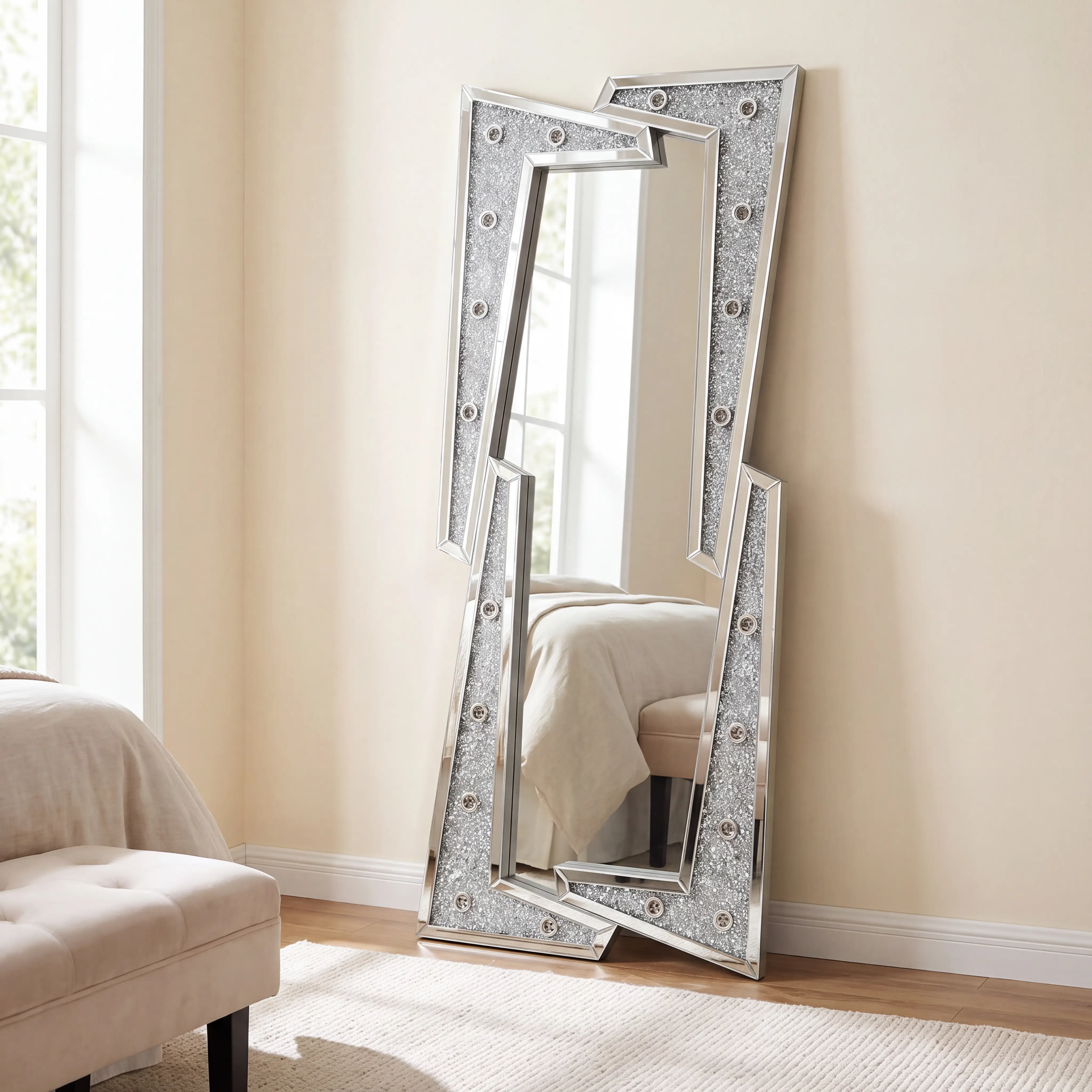Bontressa Silver Floor Mirror - Image 3