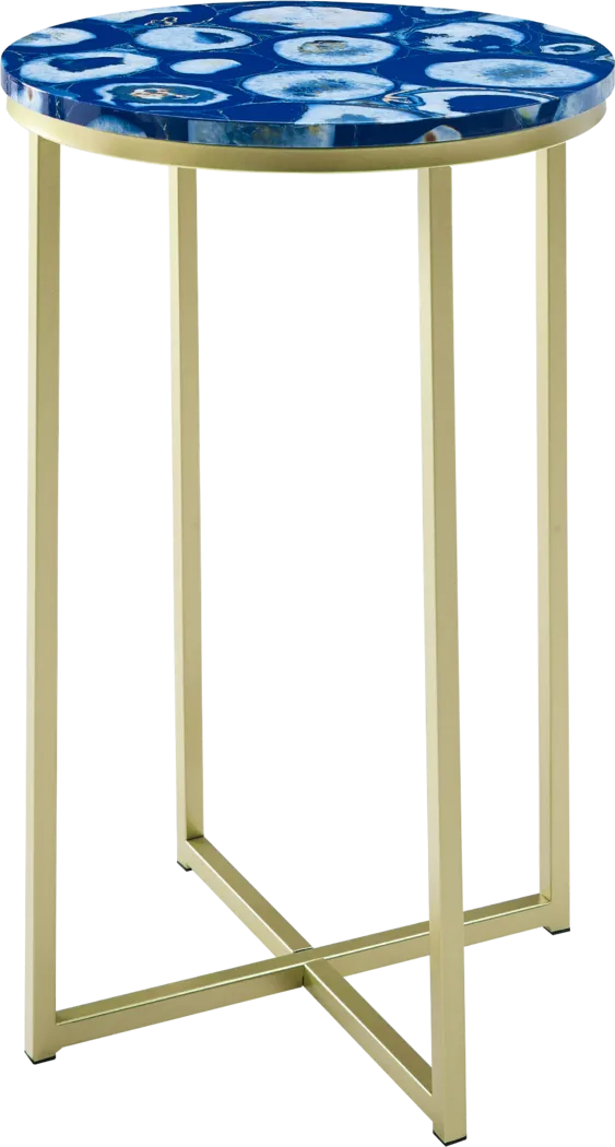 Bonview Blue Accent Table - Thumbnail - Image 2