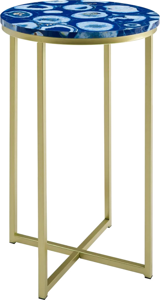 Bonview Blue Accent Table - Thumbnail - Image 3