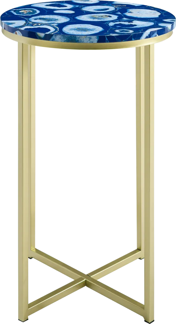 Bonview Blue Accent Table - Thumbnail - Image 1