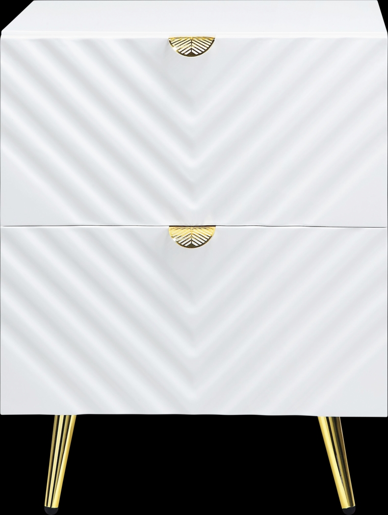 Bonvillian White Nightstand - Thumbnail - Image 2