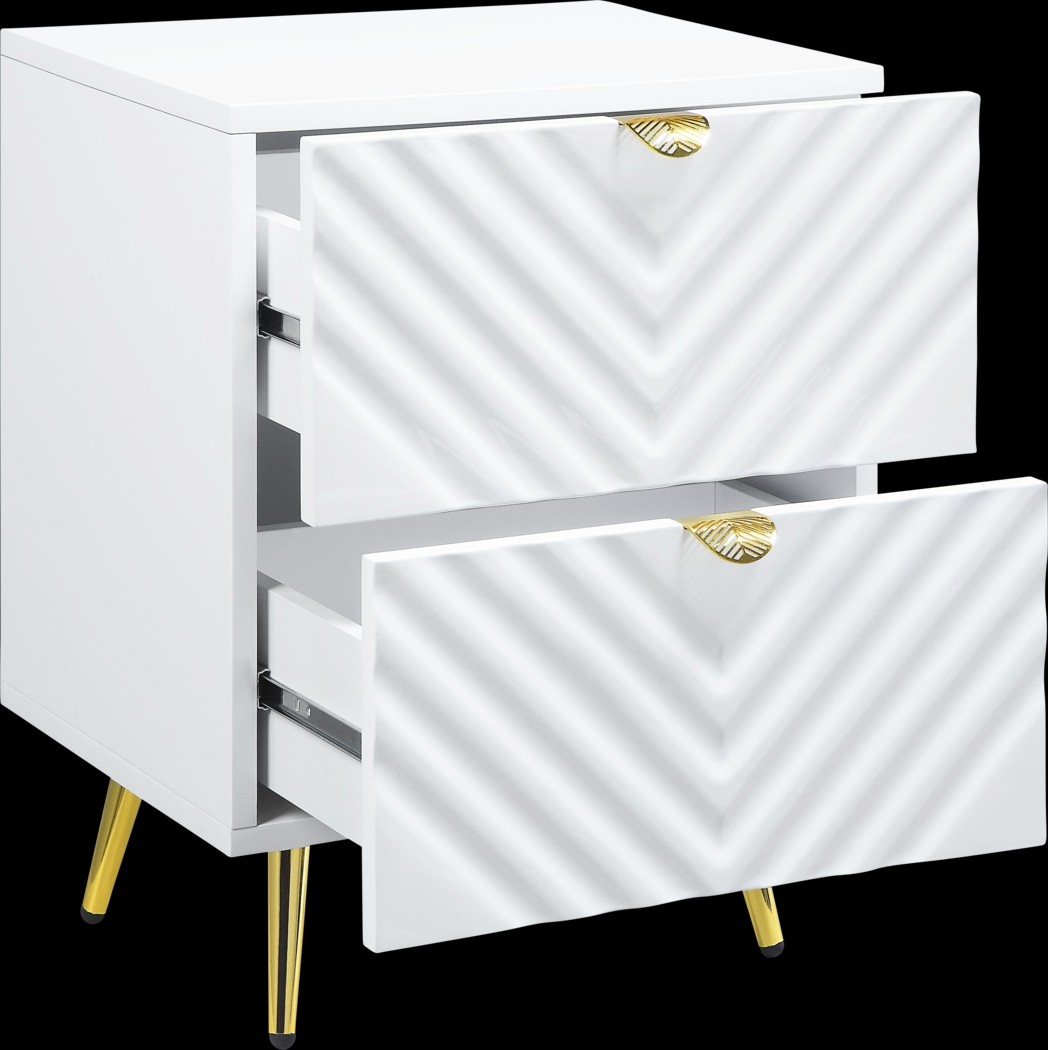 Bonvillian White Nightstand - Thumbnail - Image 3