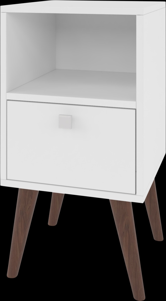 Bonvue White End Table - Thumbnail - Image 1