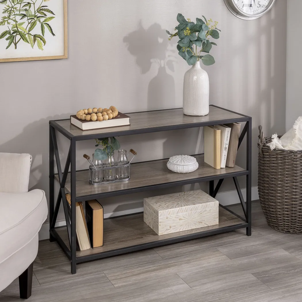 Booker Gray Bookcase - Thumbnail - Image 4