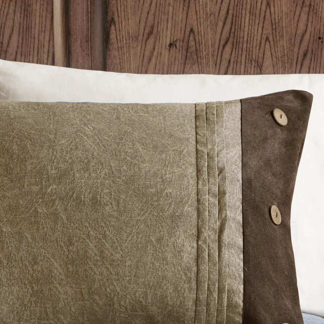 Borchard Brown 7 Pc California King Comforter Set - Thumbnail - Image 11
