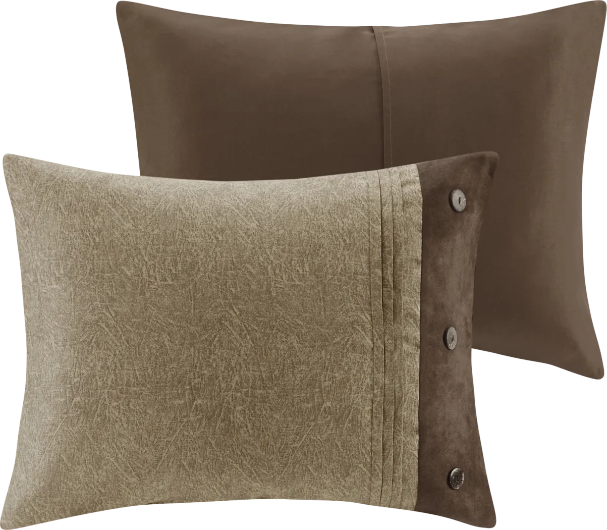 Borchard Brown 7 Pc California King Comforter Set - Thumbnail - Image 8