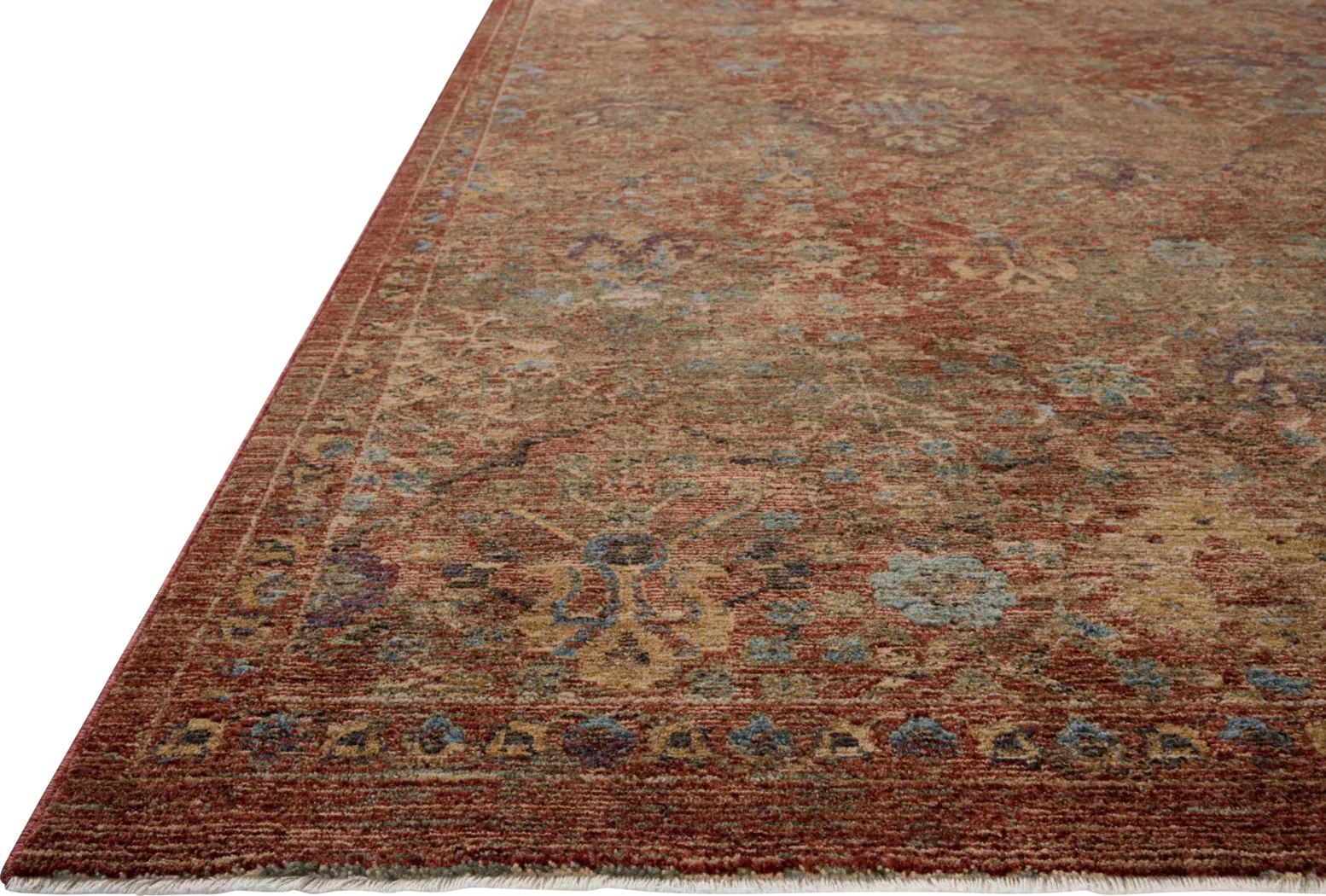 Bordfell Rust 6'3 x 9'6 Rug - Image 4