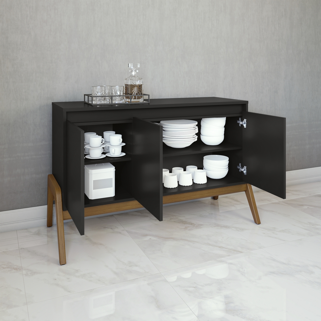 Borley I Black Sideboard - Thumbnail - Image 3