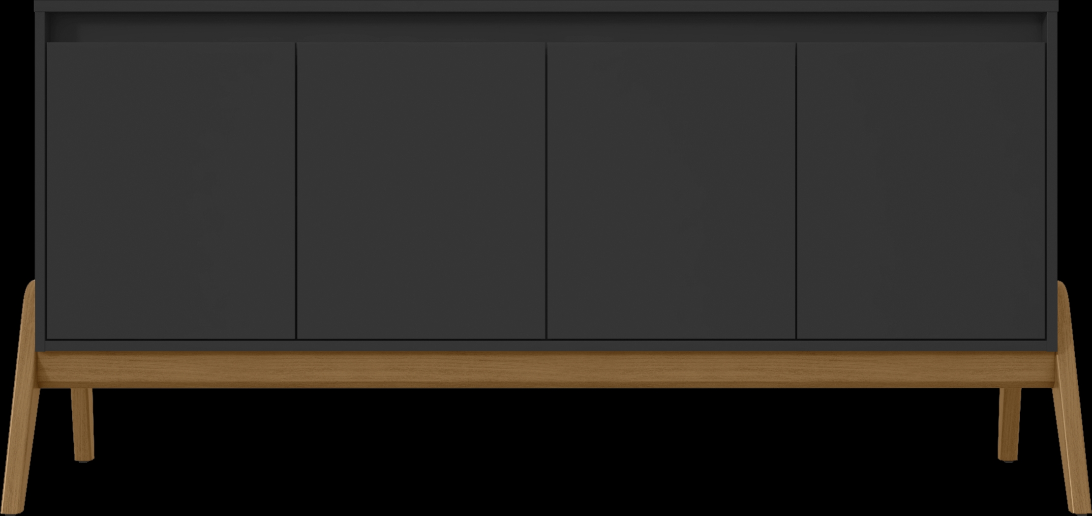 Borley II Black Sideboard - Thumbnail - Image 1