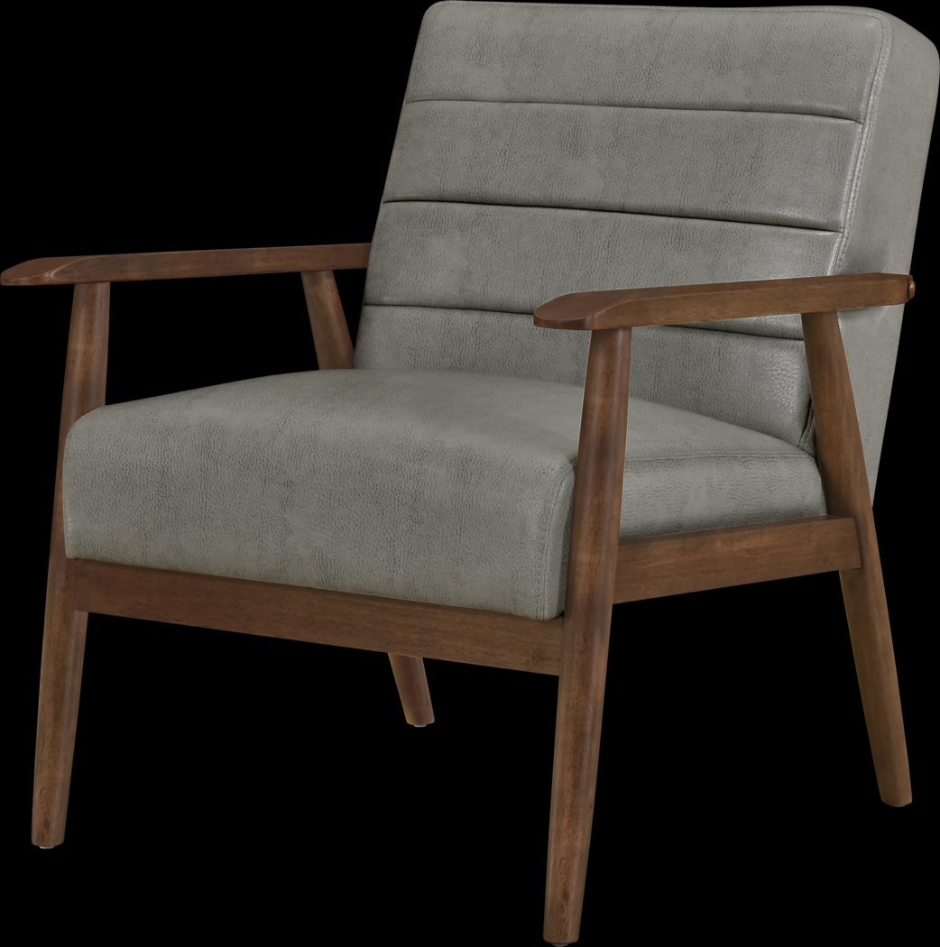 Borlyn Gray Accent Chair - Thumbnail - Image 1