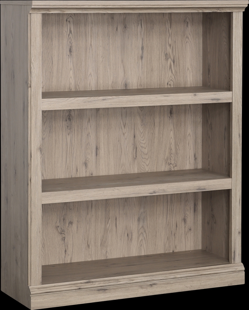 Borman Brown 3-Shelf Bookcase - Thumbnail - Image 1