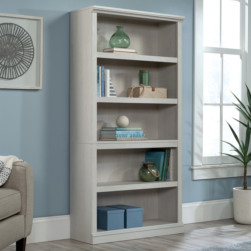 Borman Gray 5-Shelf Bookcase - Thumbnail - Image 2
