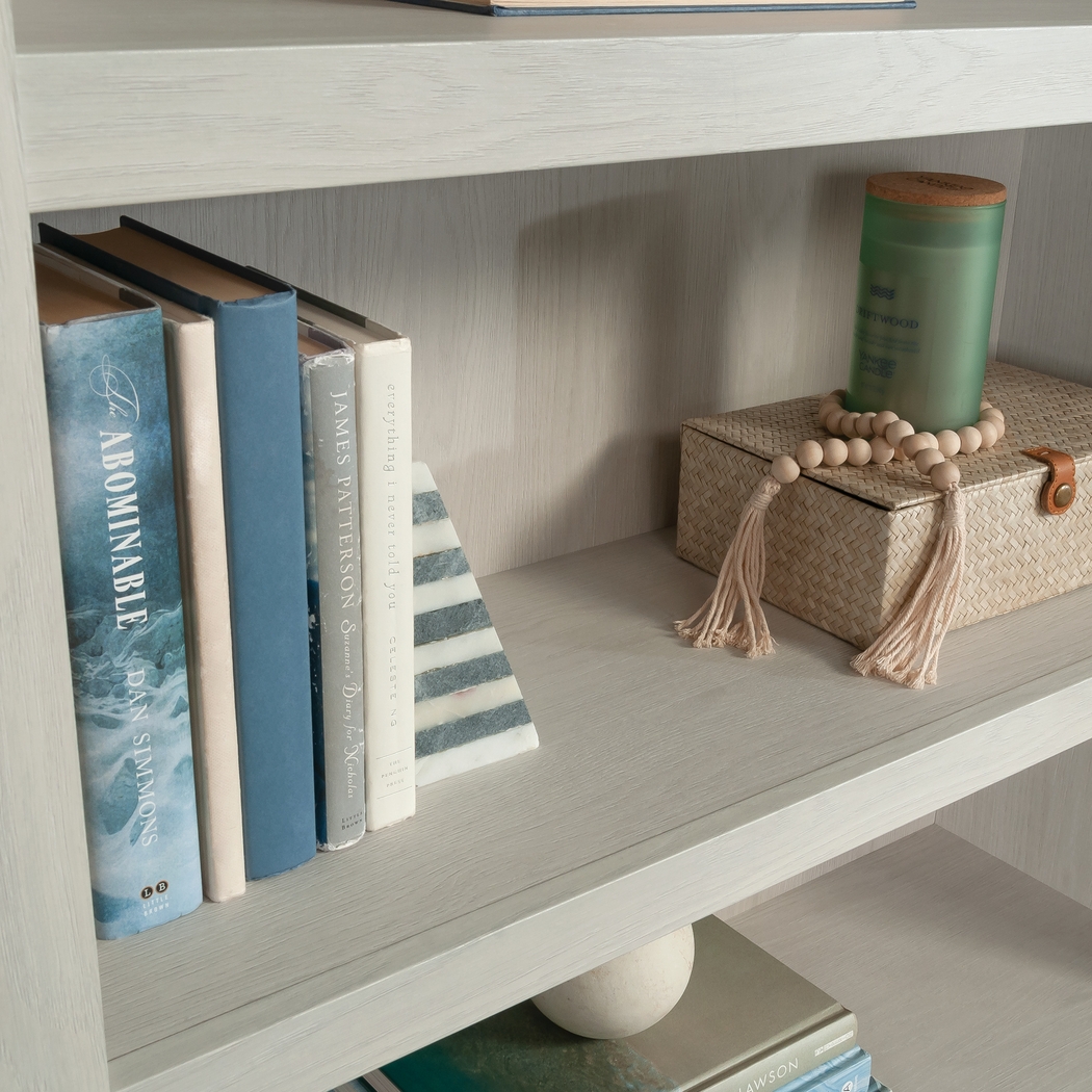 Borman Gray 5-Shelf Bookcase - Thumbnail - Image 3