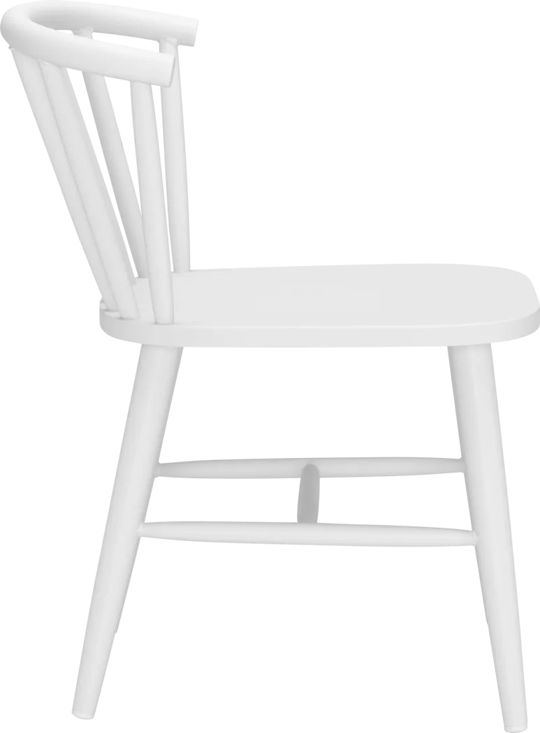 Bormea White Dining Chair - Thumbnail - Image 4
