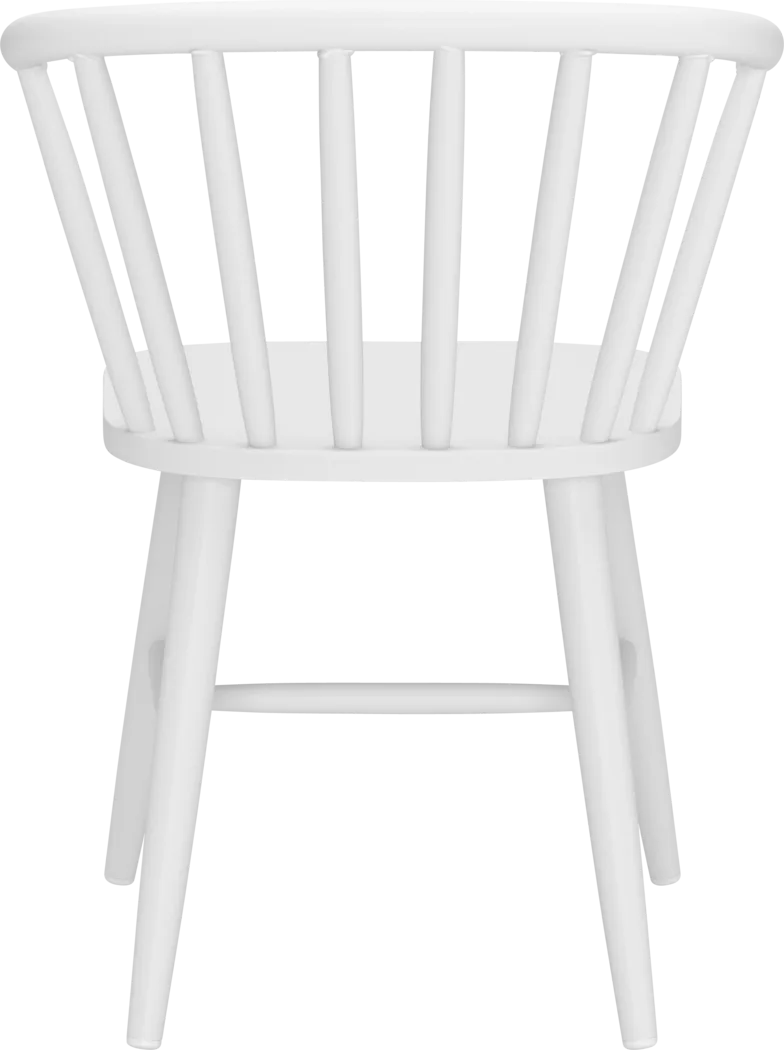 Bormea White Dining Chair - Thumbnail - Image 6