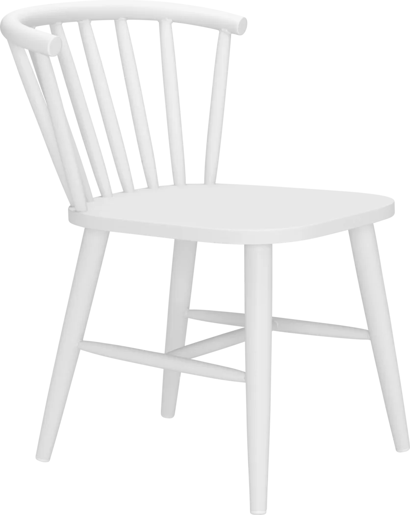 Bormea White Dining Chair - Thumbnail - Image 1