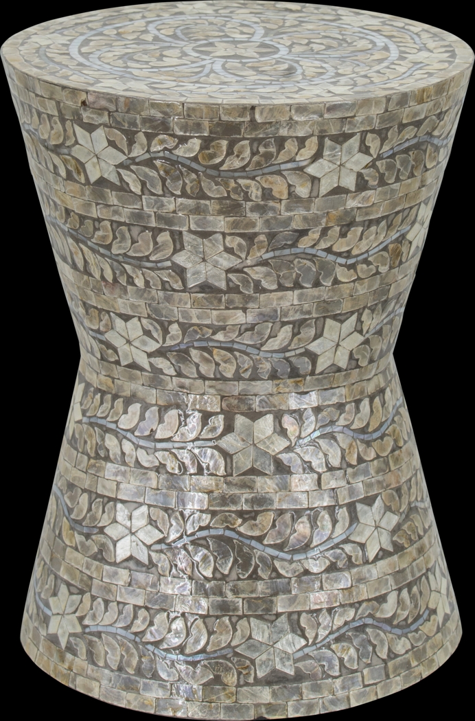 Boseck Cream Accent Stool - Thumbnail - Image 1