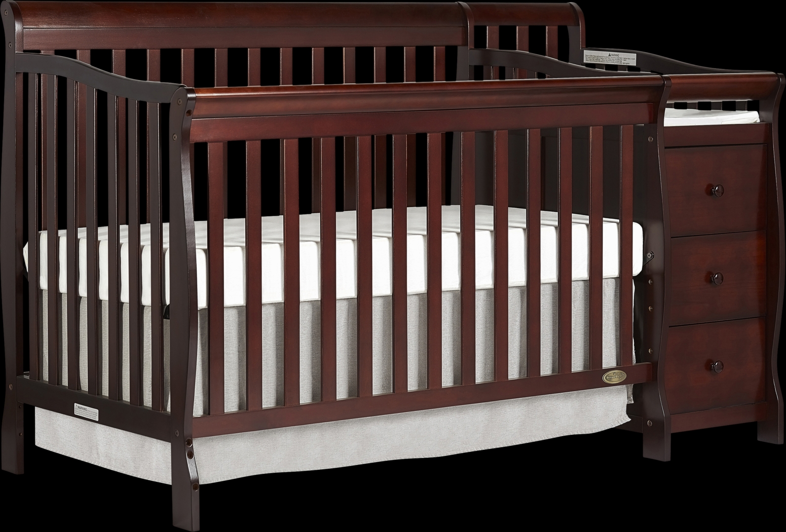 Bosley Espresso Convertible Crib and Changer - Thumbnail - Image 1
