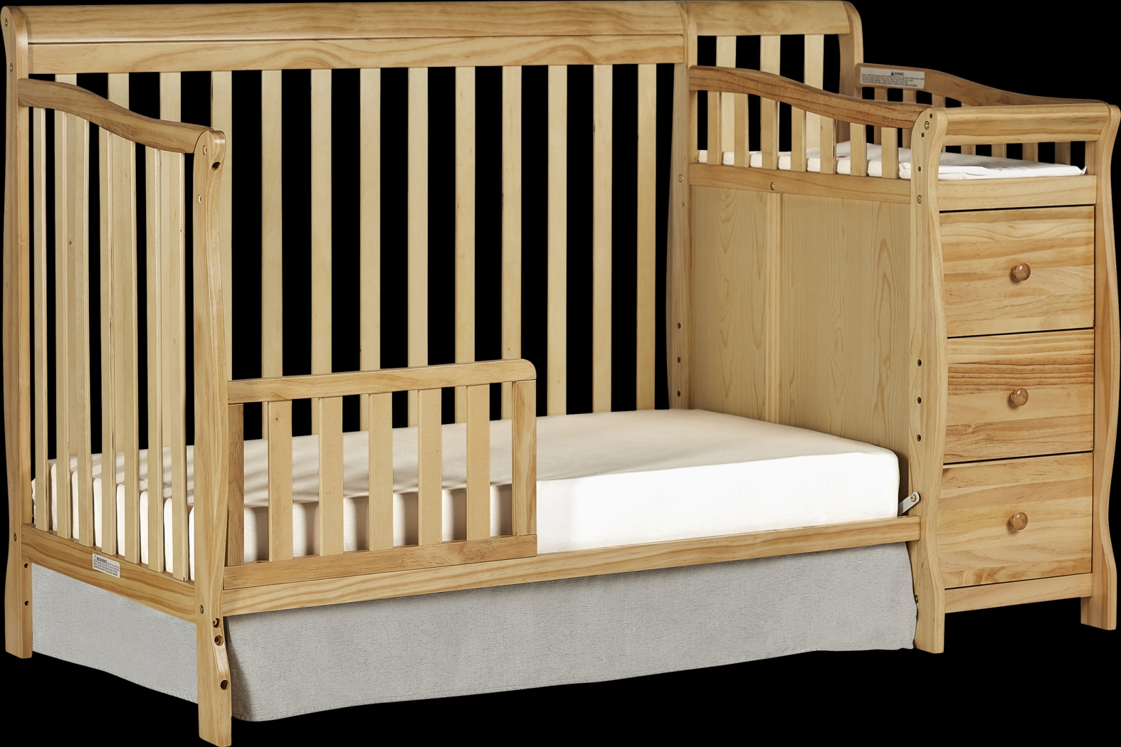 Bosley Natural Convertible Crib and Changer - Thumbnail - Image 2