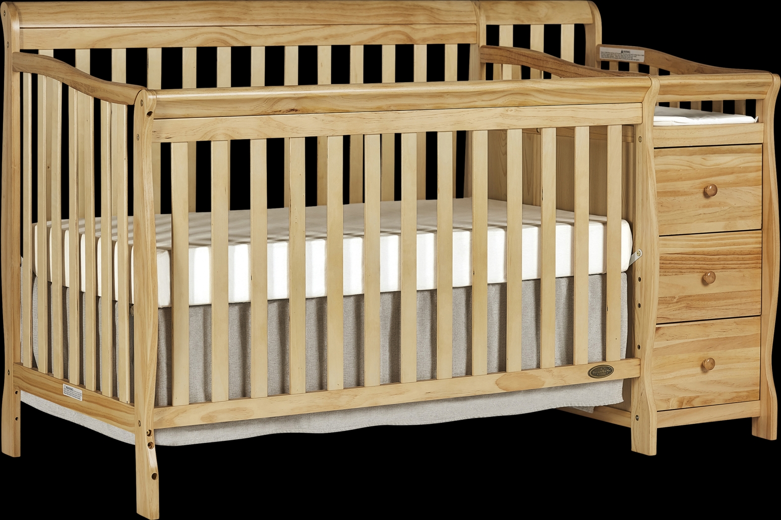 Bosley Natural Convertible Crib and Changer - Thumbnail - Image 1