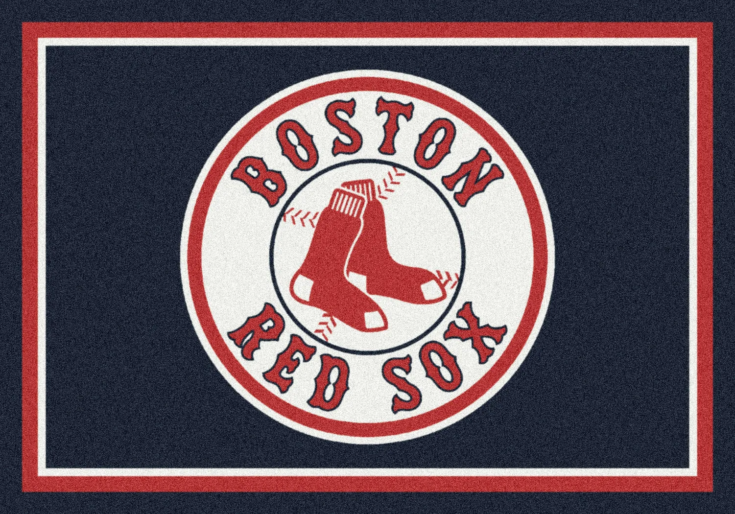 Boston Red Sox 5 x 7 Rug - Thumbnail - Image 1