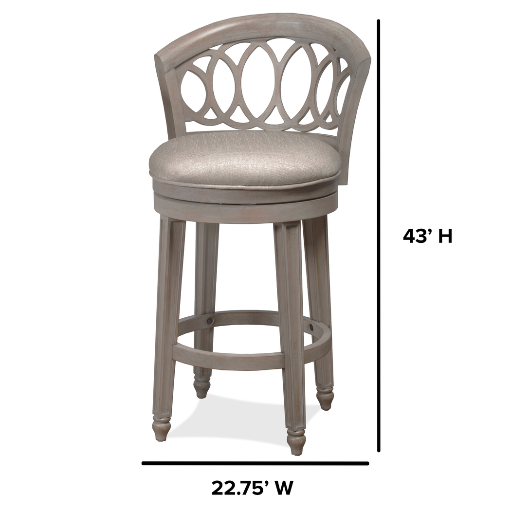 Bosworth Gray Barstool - Thumbnail - Image 5