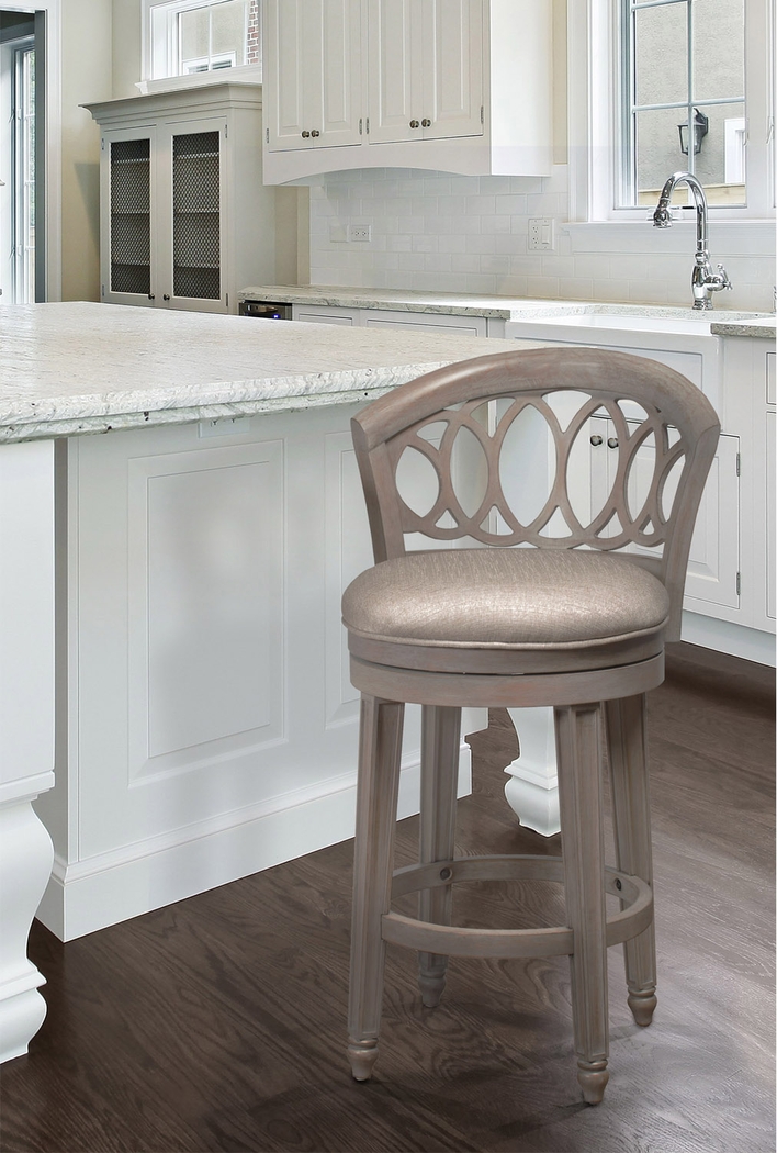 Bosworth Gray Swivel Counter Height Stool - Thumbnail - Image 4