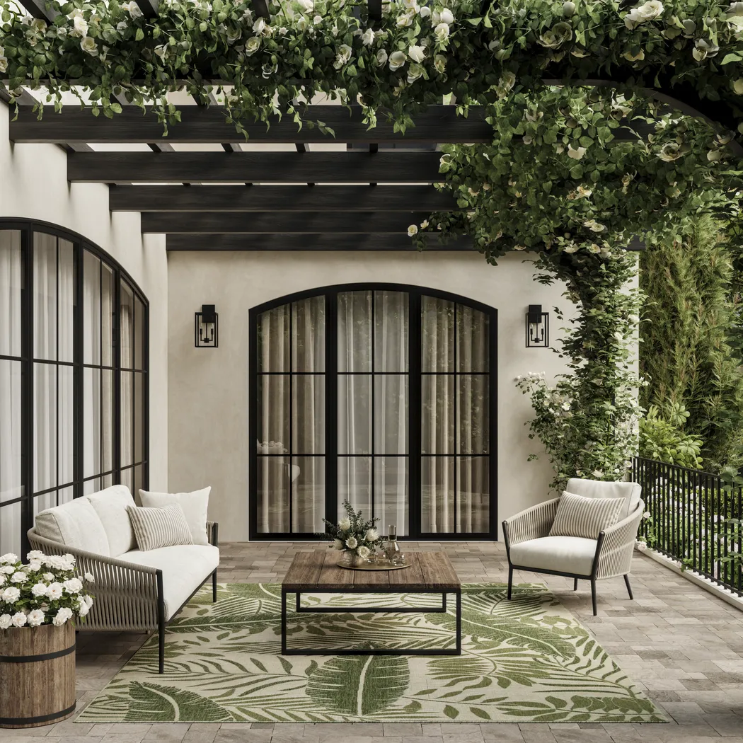 Botanic Breeze Fern 6' x 9' Indoor/Outdoor Rug - Thumbnail - Image 2