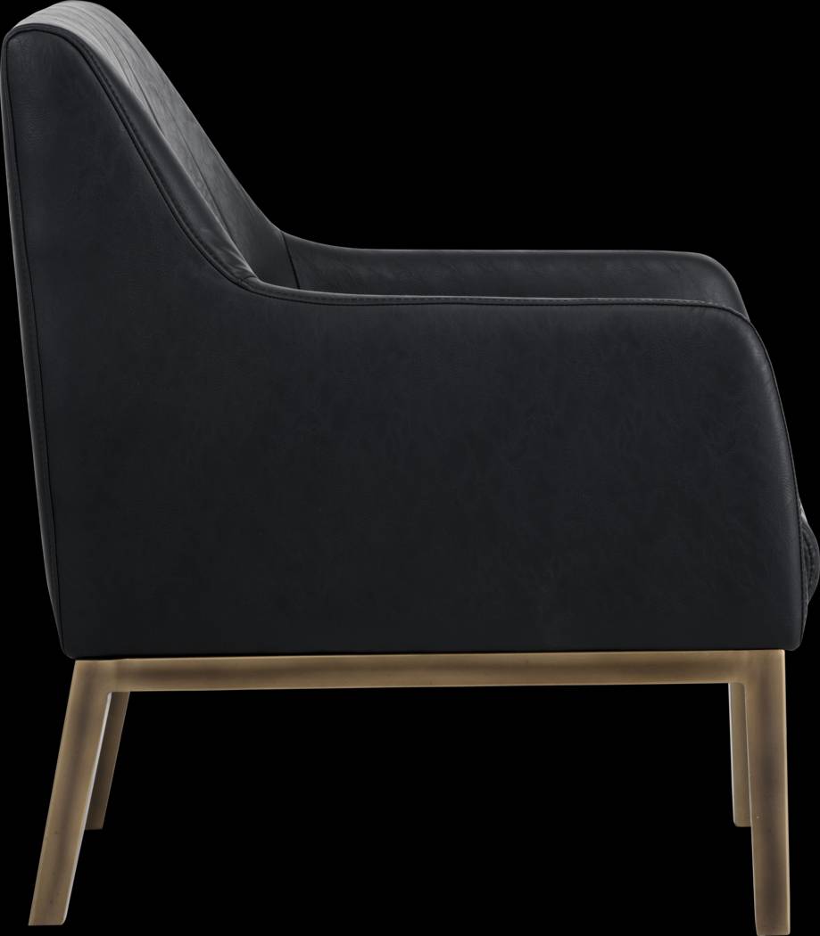 Botella Black Accent Chair - Thumbnail - Image 3